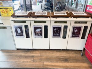 ライフ夙川店：リサイクルボックス